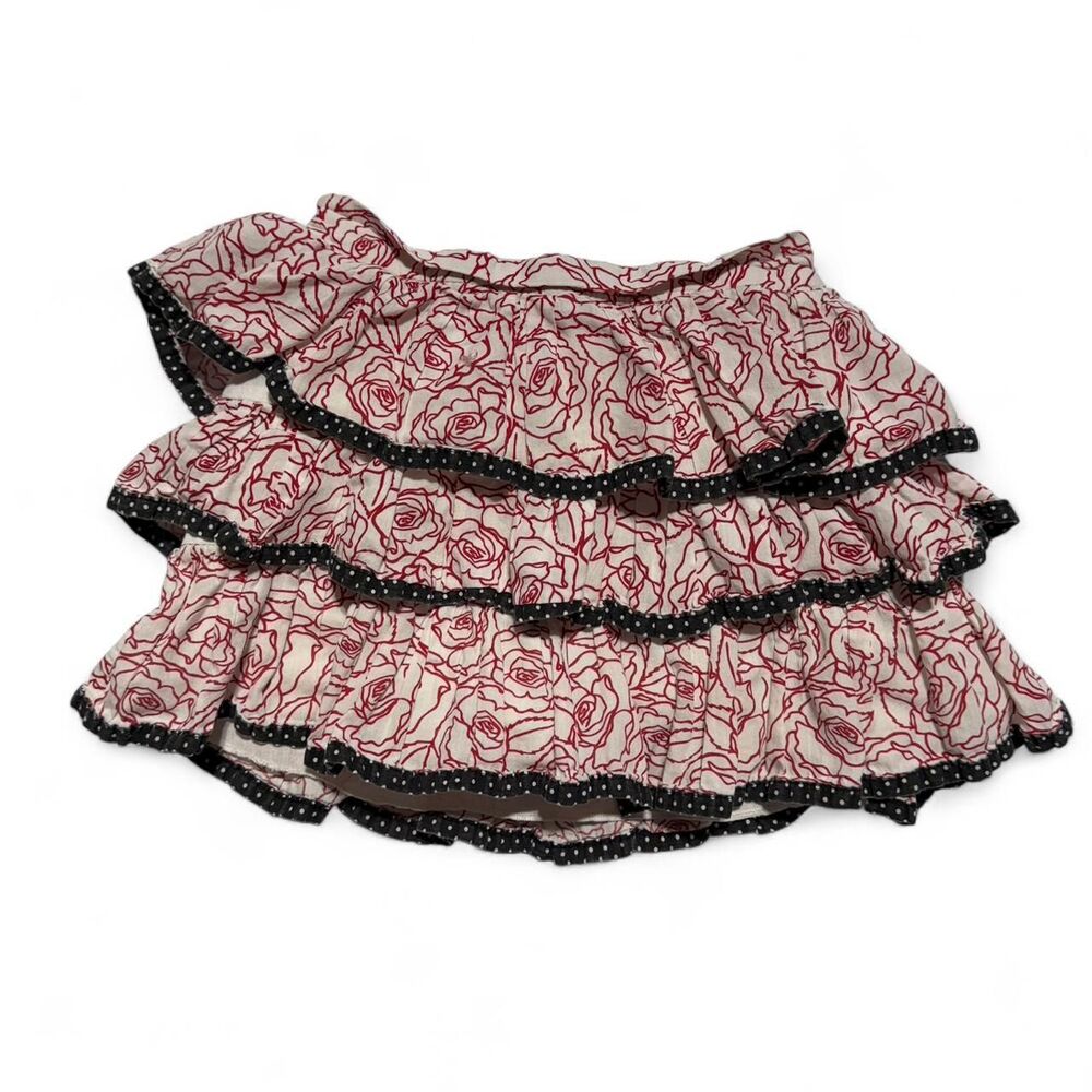 Vintage‎ Kids Headquarters Floral Ruffle Tiered Skirt Size 5